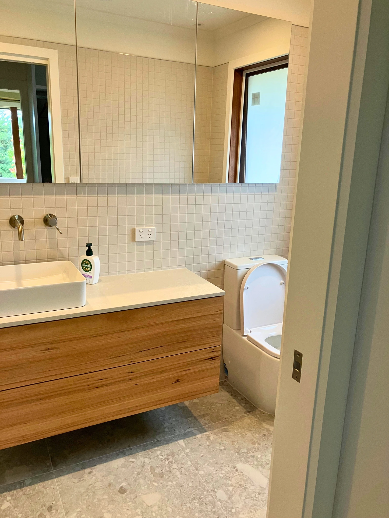 modern bathroom renovation project in greensborough, VIC