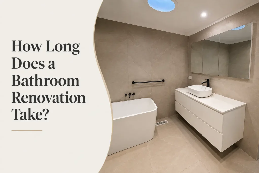 how long does a bathroom renovation take