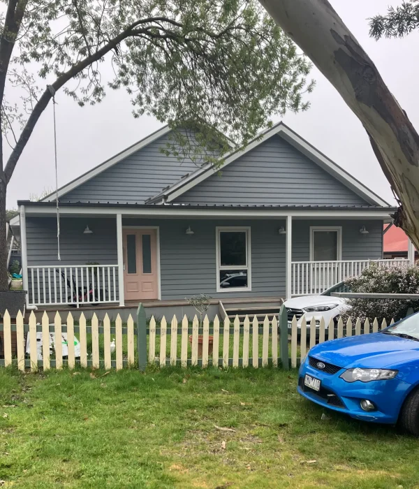 front view of house extension project in Bell Street, VIC