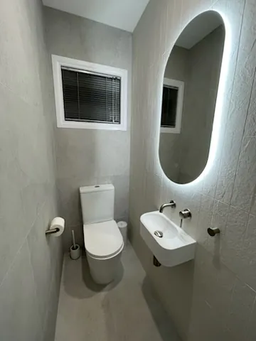 Bria Hill small Bathroom renovation