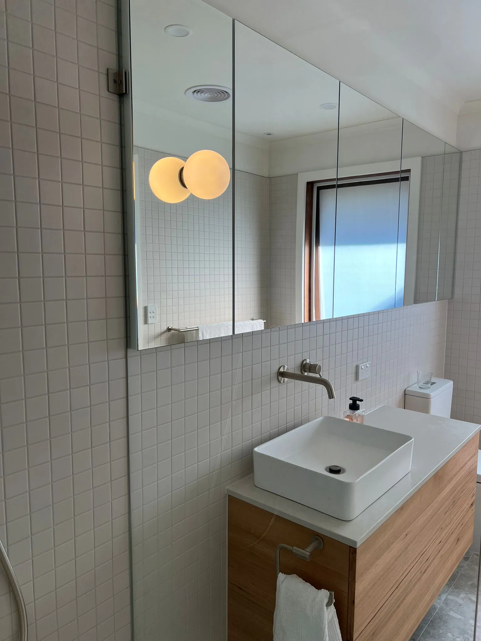 Greensborough Bathroom renovation basin area